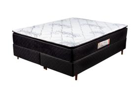Conjunto Box Casal Queen Atria Plus Semi Ortopédico com Espuma D33 e D29 Soft 1,58x1,98x0,68