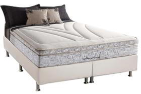 CONJUNTO: BOX + COLCHÃO HERVAL AMERICAN MAXSPRING KING SIZE 193x203
