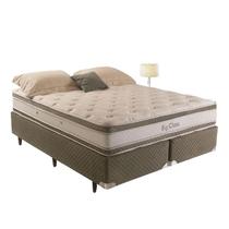 Conjunto: box + colchão herval big class - molas confortclass king 193x203x70