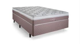 Conjunto: box + colchão herval coimbra molas viúva 1,28x1,88 Conjunto: box + colchão herval coimbra molas viúva 1,28x1,88