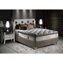 Conjunto: box + colchão herval imperatore molas ensacadas casal 1,38x1,88x74 Conjunto: box + colchão herval imperatore molas ensacadas casal 1,38x1,88x74