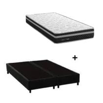 Conjunto: Box+ Colchão Herval Zafira - Molas Ensacadas - Queen 158X198x60