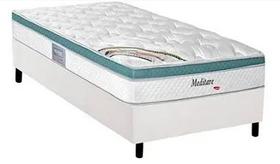 CONJUNTO BOX + COLCHÃO MEDITARE - 88X188X29cm