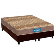 Conjunto Box King: Colchão Anatômico Probel Colchão D33 / Firmepedic Guarda Costas PróIntense Brown + Base CRC Suede Brown(193x203) Conjunto Box King: Colchão Anatômico Probel Colchão D33 / Firmepedic Guarda Costas PróIntense Brown + Base CRC Suede Brown(193x203)