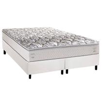 Conjunto Box King: Colchão Espuma Herval AG65 Santorini C1604 + Base CRC Corano White (193x203) Conjunto Box King: Colchão Espuma Herval AG65 Santorini C1604 + Base CRC Corano White (193x203)