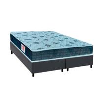 Conjunto Box King: Colchão Espuma Orthoflex D45 Comfortpedic + Base CRC Courano Gray(193x203)