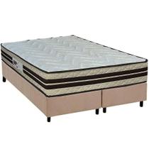 Conjunto Box King: Colchão Espuma Paropas AG65 Confort New + Base CRC Suede Clean (193x203)