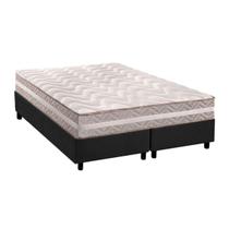 Conjunto Box King: Colchão Espuma Paropas D33/AG65 Confort + Base CRC Suede Gray(193x203) Conjunto Box King: Colchão Espuma Paropas D33/AG65 Confort + Base CRC Suede Gray(193x203)