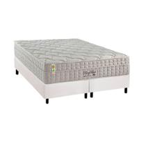 Conjunto Box King: Colchão Molas Anjos Ensacadas MasterPocket King Best New Clean + Base CRC Courano White(193x203)
