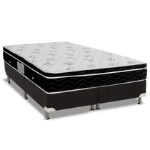 Conjunto Box King: Colchão Molas Ortobom Nanolastic Physical+Base CRC Suede Black (186x198) Conjunto Box King: Colchão Molas Ortobom Nanolastic Physical+Base CRC Suede Black (186x198)