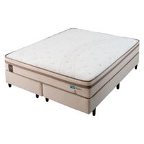 Conjunto Box King Mola Ensacada Probel Alpha (193x203x52cm) Branco