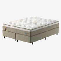 Conjunto Box King Mola Ensacada Probel Turim (193x203x54cm) Branco