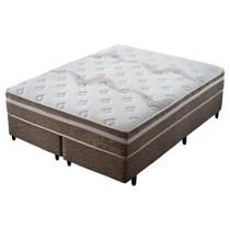 Conjunto Box King Mola Ensacada Probel Vancouver (193x203x54cm) Branco