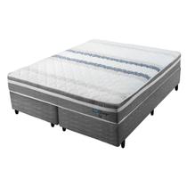 Conjunto Box King Mola Probel Chicago (193x203x50cm) Branco