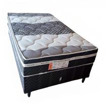Conjunto Box Paris Solteiro com Molas Ensacadas 88X188X68cm 2024 Topázio Conjunto Box Paris Solteiro com Molas Ensacadas 88X188X68cm 2024 Topázio