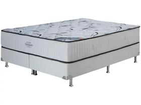 Conjunto Box Queem 100% espuma marca Ortobom -Medida 158x198x30