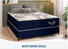 Conjunto Box Queen Bom Sono Gold 78X158X198 Molas Ensacadas - EUROSONO