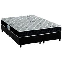Conjunto Box Queen: Colchão Anatômico Probel D45/EP ProDormir Advanced Tech2000 + Base CRC Suede Black(158x198) Conjunto Box Queen: Colchão Anatômico Probel D45/EP ProDormir Advanced Tech2000 + Base CRC Suede Black(158x198)