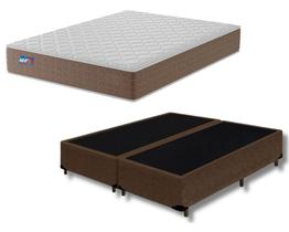 Conjunto Box Queen (Colchão DF Pocket Solar + Base Box)