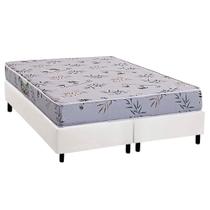 Conjunto Box Queen: Colchão Espuma Herval D28 St. Louis + Base CRC Corano White (158x198)