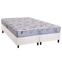Conjunto Box Queen: Colchão Espuma Herval D28 St. Louis + Base CRC Corano White (158x198)