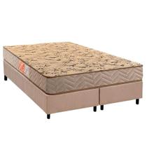 Conjunto Box Queen: Colchão Espuma Paropas D33 Pasquale Wave Clean + Base CRC Suede Clean (158x198)