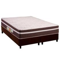 Conjunto Box Queen: Colchão Espuma Polar D28 Orthoface Vip Brown + Base CRC Suede Brown (158x198) Conjunto Box Queen: Colchão Espuma Polar D28 Orthoface Vip Brown + Base CRC Suede Brown (158x198)