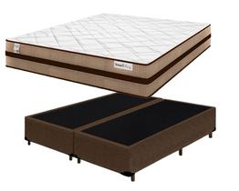 Conjunto Box Queen (Colchão Ilhéus Plumatex + Base Box) Conjunto Box Queen (Colchão Ilhéus Plumatex + Base Box)