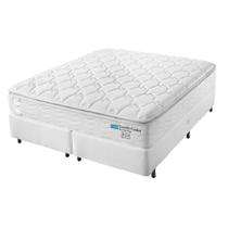 Conjunto Box Queen Mola Ensacada Probel Bari (158x198x58cm) Branco