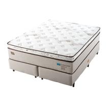 Conjunto Box Queen Mola Probel Prohotel Casa (158x198x66cm) Branco Conjunto Box Queen Mola Probel Prohotel Casa (158x198x66cm) Branco