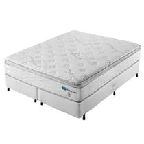 Conjunto Box Queen Mola Probel Volare Luxo (158x198x59cm) Branco