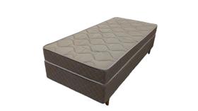 Conjunto Box Solteiro Atlântida Double Face com Espuma D33 0,88x1,88x0,58 Marrom