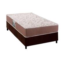 Conjunto Box Solteiro: Colchão Anatômico Herval Compact AG 65 / Durabilli Bordado Double Side + Base CRC Suede Brown (78x188) Conjunto Box Solteiro: Colchão Anatômico Herval Compact AG 65 / Durabilli Bordado Double Side + Base CRC Suede Brown (78x188)