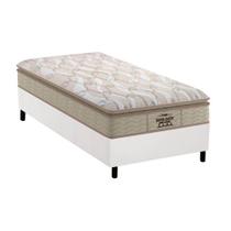 Conjunto Box Solteiro: Colchão Anatômico Probel D33/AG65 Guarda Costas Extreme Resistence + Base CRC Courano White(88x188)