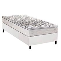 Conjunto Box Solteiro: Colchão Espuma Herval AG65 Santorini C1604 + Base CRC Corano White (96x203)