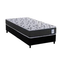 Conjunto Box Solteiro: Colchão Espuma Herval Compact AG 65 / Ag Biello + Base CRC Suede Black (88x188) Conjunto Box Solteiro: Colchão Espuma Herval Compact AG 65 / Ag Biello + Base CRC Suede Black (88x188)