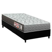 Conjunto Box Solteiro: Colchão Espuma Orthoflex D23 ComfortPedic + Base CRC Suede Black(78x188) Conjunto Box Solteiro: Colchão Espuma Orthoflex D23 ComfortPedic + Base CRC Suede Black(78x188)