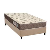 Conjunto Box Solteiro: Colchão Espuma Orthoflex D28 Comfortpedic + Base CRC Suede Clean (88x188)