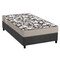 Conjunto Box Solteiro: Colchão Espuma Ortobom D26 Physical Ultra Resistente + Base CRC Suede Gray(78x188) Conjunto Box Solteiro: Colchão Espuma Ortobom D26 Physical Ultra Resistente + Base CRC Suede Gray(78x188)