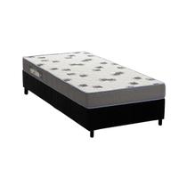 Conjunto Box Solteiro: Colchão Espuma Ortobom D33 Light Saúde + Base CRC Suede Black (78x188) Conjunto Box Solteiro: Colchão Espuma Ortobom D33 Light Saúde + Base CRC Suede Black (78x188)