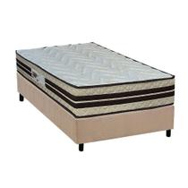 Conjunto Box Solteiro: Colchão Espuma Paropas AG65 Confort New + Base CRC Suede Clean (88x188) Conjunto Box Solteiro: Colchão Espuma Paropas AG65 Confort New + Base CRC Suede Clean (88x188)