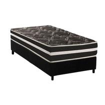 Conjunto Box Solteiro: Colchão Espuma Paropas D28 AG80 Master Black Double Face + Base CRC Suede Black (88x188) Conjunto Box Solteiro: Colchão Espuma Paropas D28 AG80 Master Black Double Face + Base CRC Suede Black (88x188)