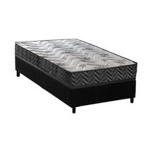 Conjunto Box Solteiro: Colchão Espuma Paropas D45 Pasquale Wave Black + Base CRC Suede Black (88x188) Conjunto Box Solteiro: Colchão Espuma Paropas D45 Pasquale Wave Black + Base CRC Suede Black (88x188)