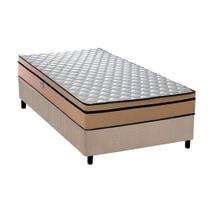 Conjunto Box Solteiro: Colchão Espuma Plumatex D45 / Anatômico Selectus + Base CRC Suede Clean (88x188)