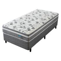 Conjunto Box Solteiro Mola Ensacada Probel Sigma Plus (88x188x50cm) Branco Conjunto Box Solteiro Mola Ensacada Probel Sigma Plus (88x188x50cm) Branco