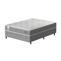 Conjunto Box Viúva Mola Ensacada Probel Santiago (128x188x50cm) Branco