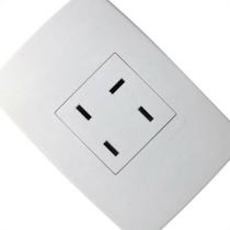 Conjunto branco 4x2 tomada telefone 615103 plus - pial
