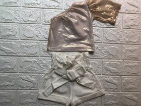 Conjunto branco infantil TAM 1 Conjunto branco infantil TAM 1