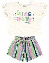 Conjunto Branco ItS a Nice Day For Summer Malwee 4 Conjunto Branco ItS a Nice Day For Summer Malwee 4