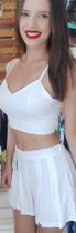 Conjunto branco P Conjunto branco P